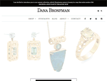 Tablet Screenshot of danabronfman.com